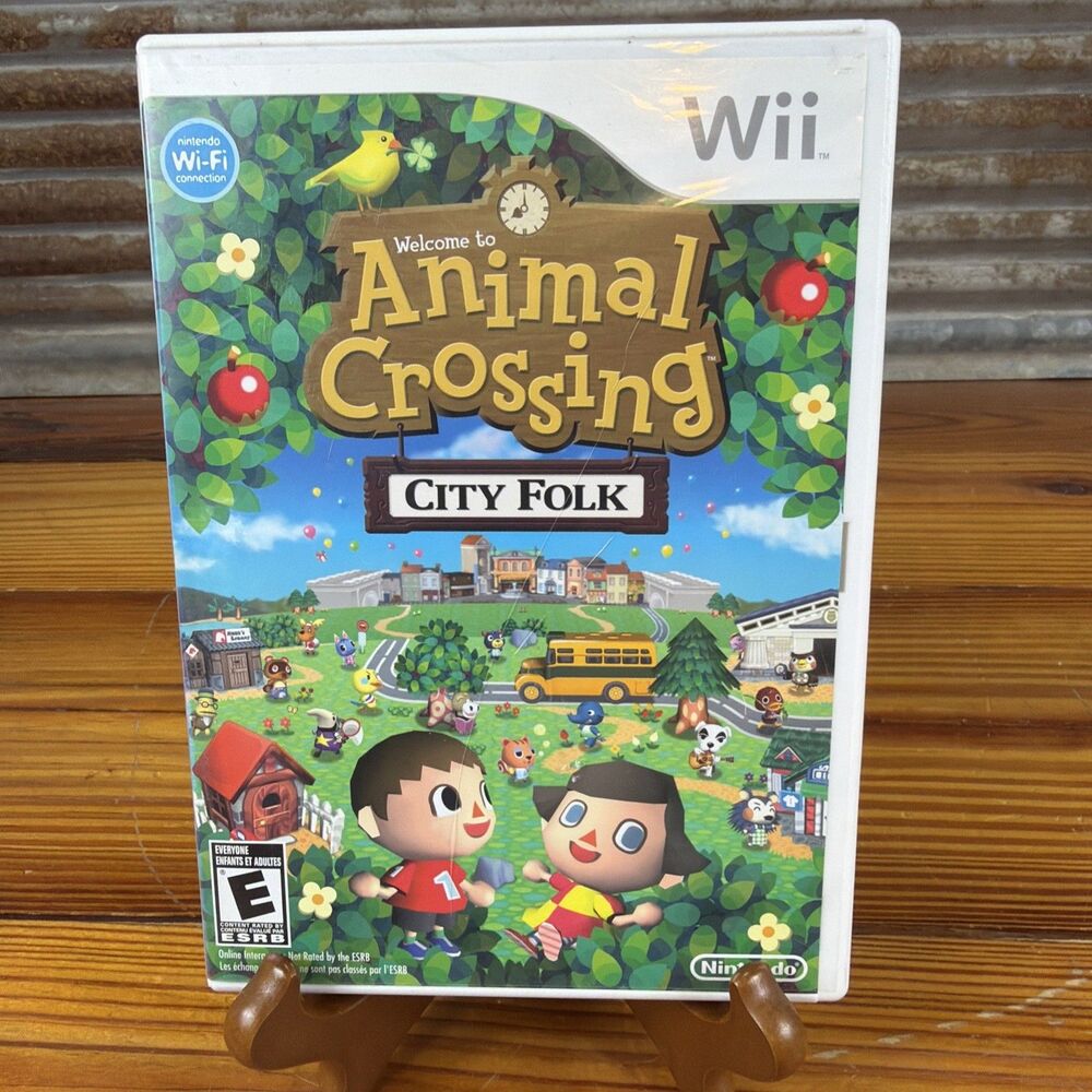 Animal Crossing City Folk - Nintendo Wii CIB Tested 🔥🔥🔥MINTY!